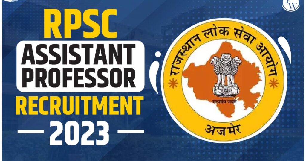 RPSC Assistant Professor Librarian and Physical Training Instructor Exam 2023