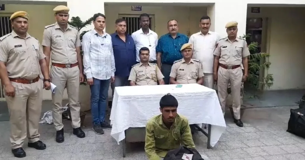 A smuggler arrested with MD worth Rs 45 lakh